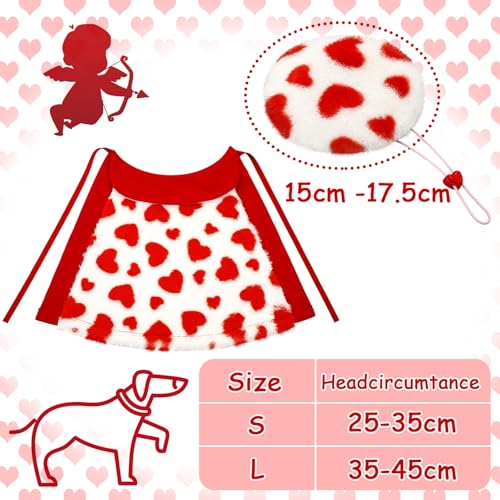Disfraz para perros Huhumy Día de San Valentín Talla L miniatura 2