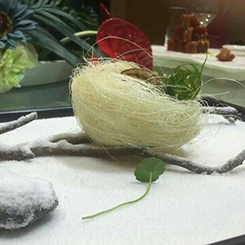 Leefasy 100 Sisal Raffia Paper Craft Ribbon Box Filling Material Package Decor Wedding Gift Wrapping Materials - Yellow #TOP5