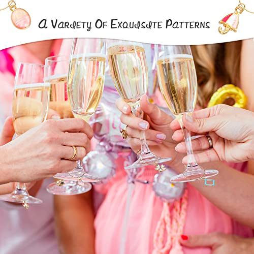 Set Of 300 Wine Glass Charms Markers Tags Identification Wine Charms Wine Glass Hoops Drink Markers Open Jump Ring Earring Beading Hoop For Jewelry Making Wine Party Favor Decoration Wedding Birthday #TOP6