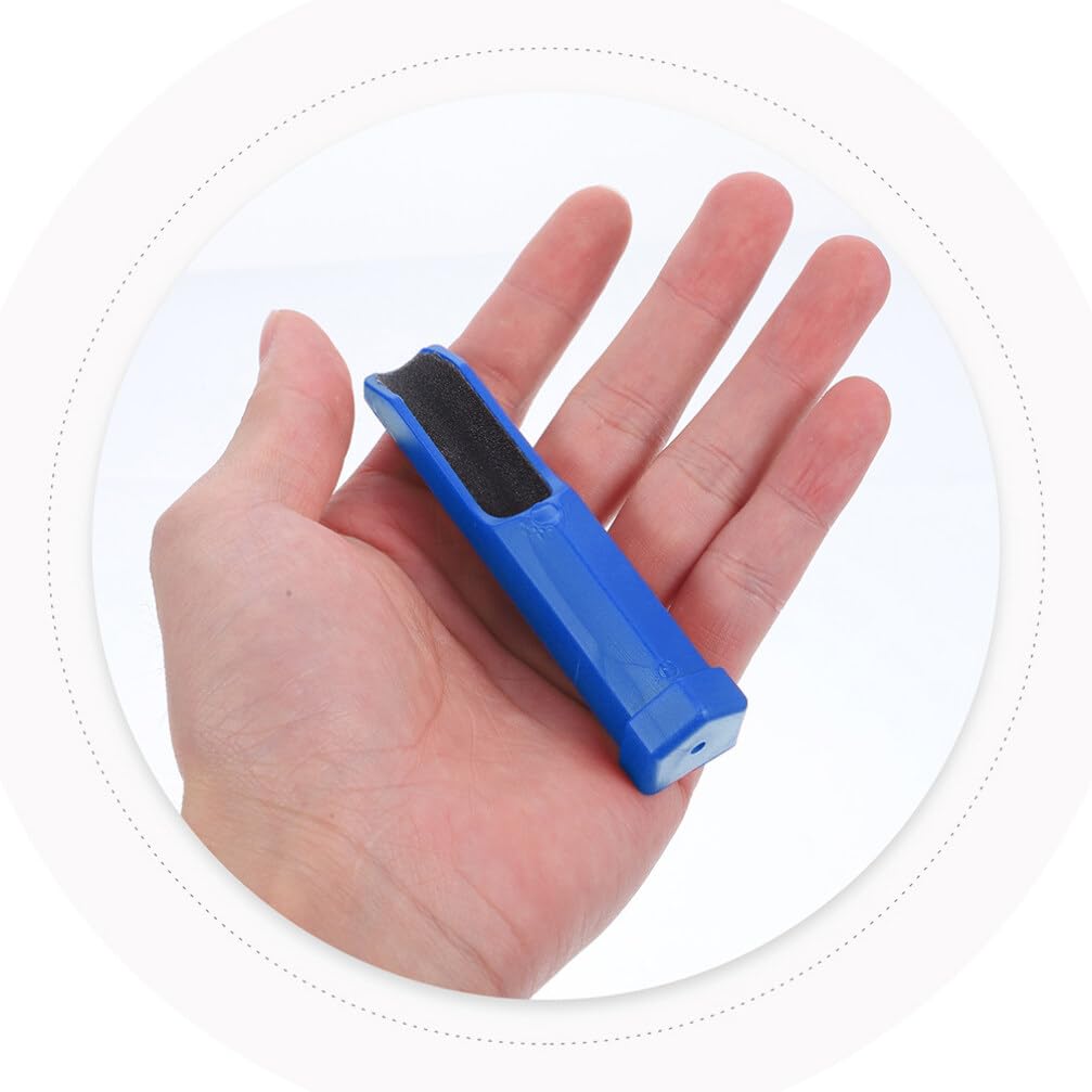 Baluue 3pcs Billiard Tip Shaper Tool Portable Plastic Burnisher and File for Pool Tip Repair Easy to Use and Handle Chalk Grip for Better Performance