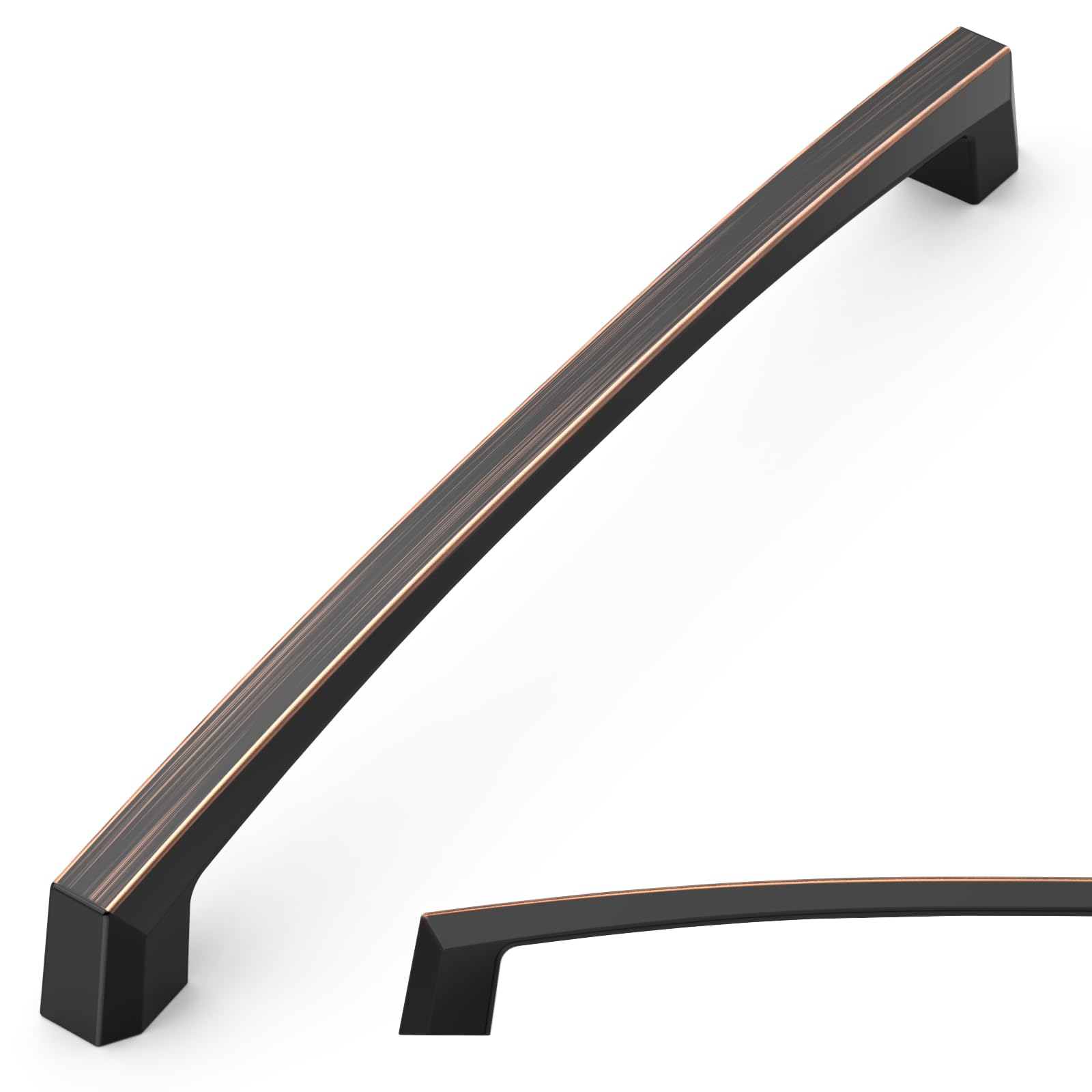 Amerdeco 10 Pack Champagne Bronze Cabinet Pulls 5 Inch(128MM) Hole Centers Kitchen Cabinet Handles Hardware — Amazon image 21