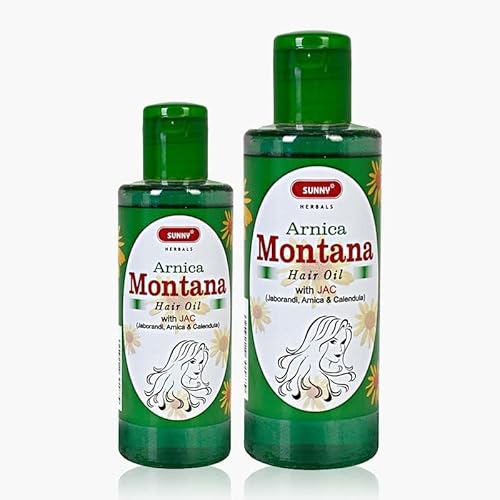 Bakson Sunny Herbals Arnica Montana Hair Oil with JAC (Jaborandi, Arnica & Calendula) for Totally Hair Care - by shopworld2 (200ml)