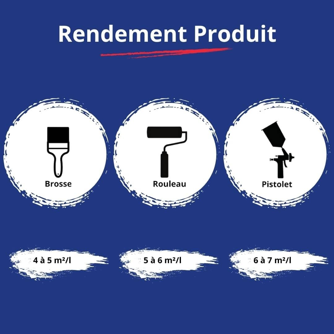 Peinture Ravalement - Codeve Bois/RAL 9010 - Blanc pur - 5L - Intérieur/extérieur - Pour La Protection De Votre Façade, Mur, Béton, Crépi Ou Enduit.