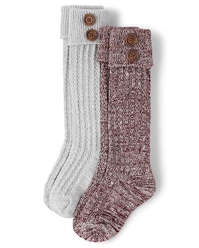 The Children's Place Girls' Cozy Boot Socks