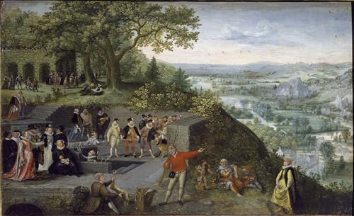 Poster Lucas Van Valckenborch L'empereur Rodolphe II impression sur toile déco 60x90cm