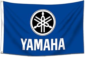 Official ENMOON Yamaha Flag | 3x5ft Yamaha Banner for Outdoor, Room, and Man Cave Decor