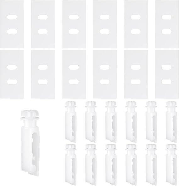 Vertical Blinds Repair Kit, Include 12 Sets Vertical Blind