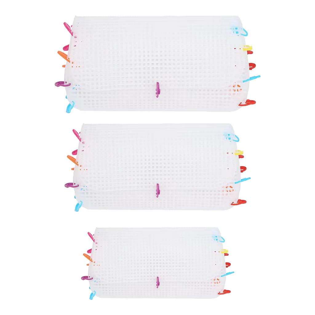 Lot De 5 Feuilles De Toile En Maille Plastique Pour Broderie, Feuilles