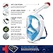 Full Face Snorkel Mask - Snorkel Set - New m. 2017 - Scuba Mask - Best Diving Mask with GoPro Adapter - Seaview 180 Panoramic Snorkel Mask - Anti Fog Snorkeling Mask - Swim Mask for Women Men Youth