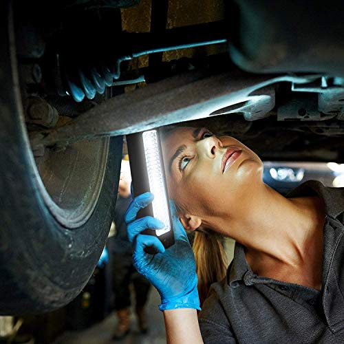 Eonant Led-werklamp, draagbaar, werkt op batterijen, met haken en magneet, voor noodverlichting, reparatie, werkplaats… - Image 3