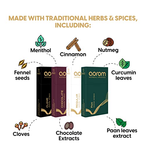 Aorom-Herbal-Smokes-Tobacco-Free-Nicotine-Free-Non-Addictive-Premium-Herbal-Smokes-Paan-Pack-Of-2-10-Smokes-Per-Pack