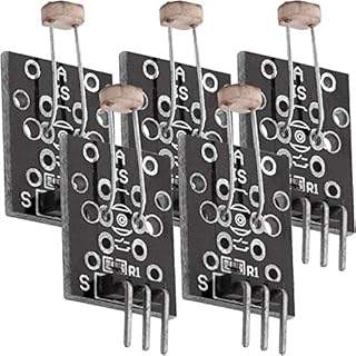 AZDelivery 5 x KY-018 Photo LDR Resistor Diode Photo Resistor czujnik kompatybilny z Arduino i Raspberry Pi, w tym eBook!