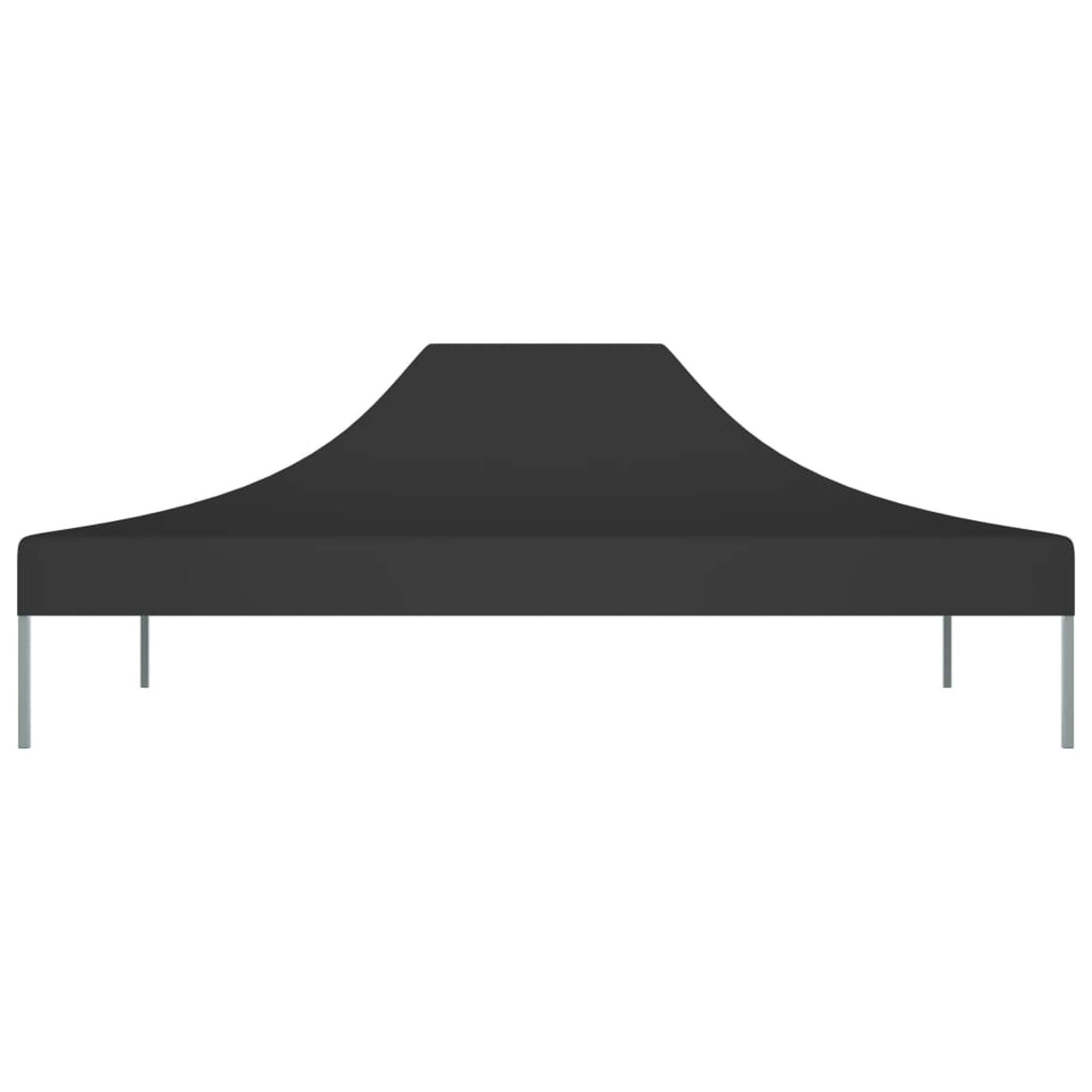 Tidyard Partytent, paviljoen, dak, tentzeil, paviljoendak, vervangend dak, vervanging dak, zeil, paviljoenafdekking, tuinzeil, 3 x 3 m, reserveonderdeel voor pop-up vouwtent, 270 g/m²