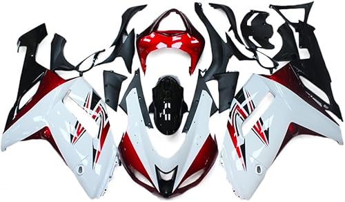Miniatura 2 de Kit de carenado completo de plástico rojo blanco apto para Kawasaki ZX6R 2007 2008 ZX636R 07 08 zx-6r 636 ABS molde de inyección de plástico