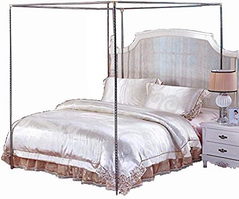 Stainless Steel Canopy Netting Canopies Frame/Post Twin Full Queen King Size (California King)