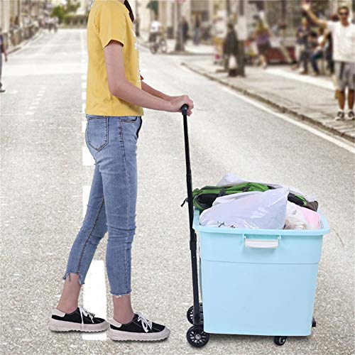 Carrito plegable de mano ajustable 2 en 1 metálico miniatura 4