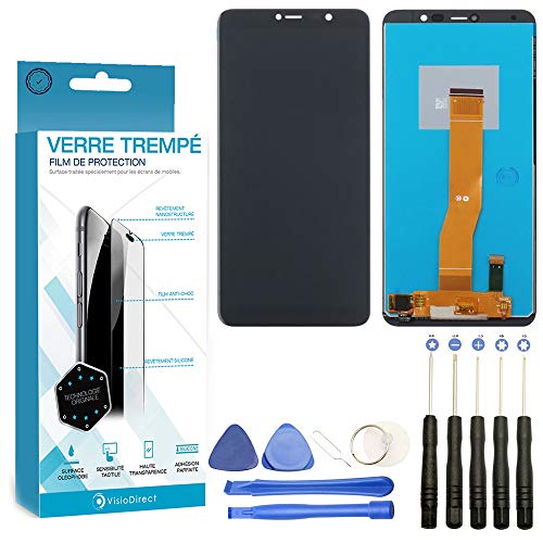 Visiodirect® Ecran Complet: Vitre Tactile + Ecran LCD Compatible avec Wiko Y80 Taille 5.5