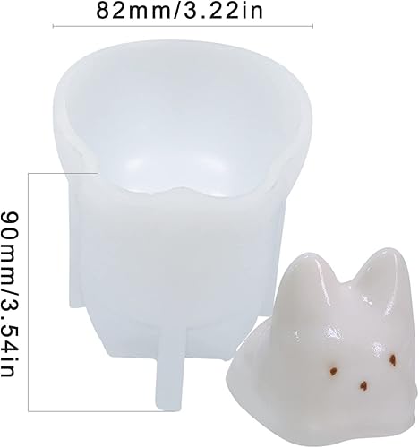 Miniatura 2 de Molde de silicona en forma de gato en forma de gelatina, accesorios de cocina, herramientas para hornear, perfectas para amantes de la cocción,