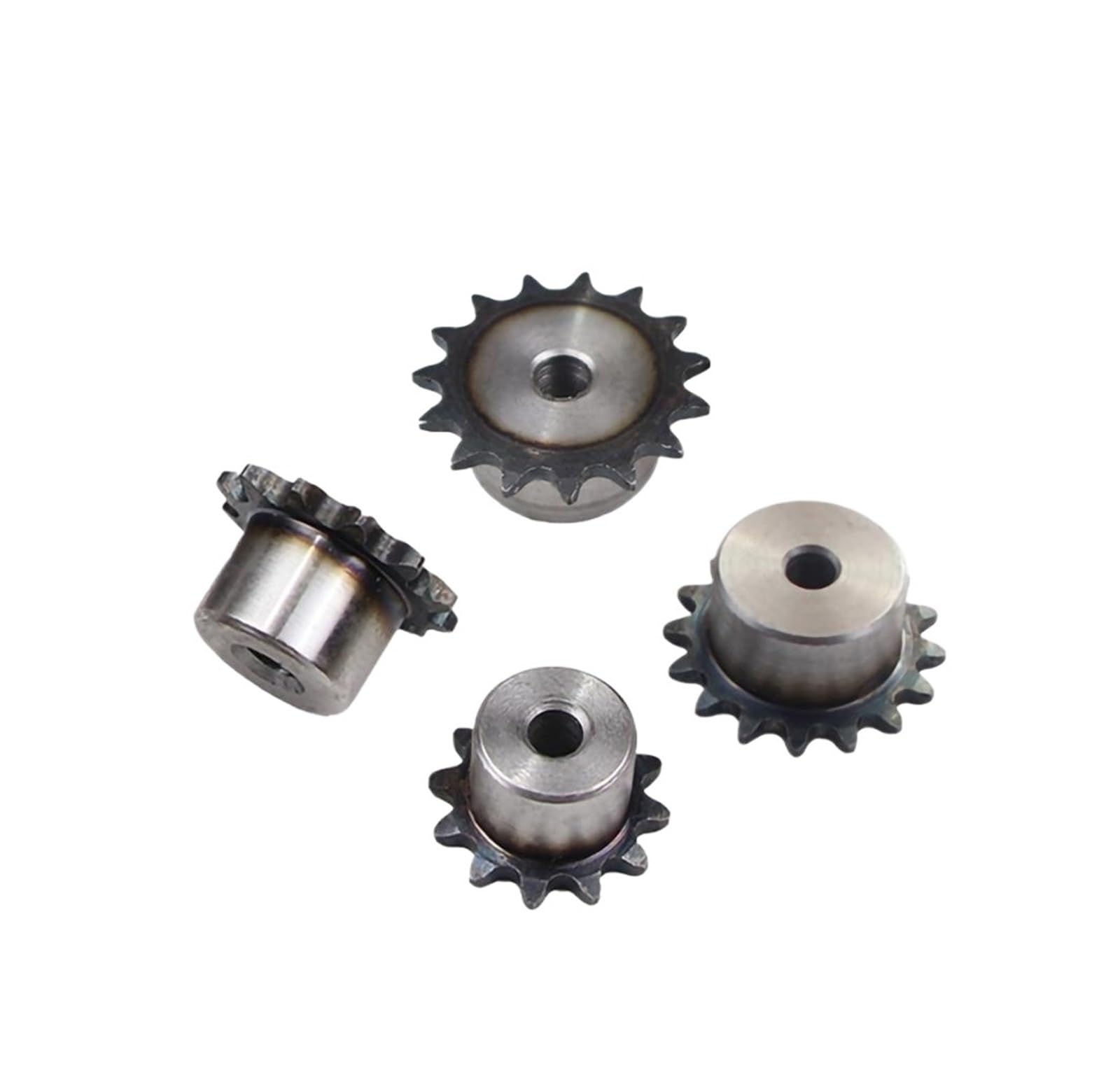 Bevel Gear Pinion Hardware Mechanical 1pcs Steel 04C Chain Drive Sprocket 9-24 Tooth Chain Gear Pitch 6.35mm Industrial Sprocket Wheel(9 Teeth)