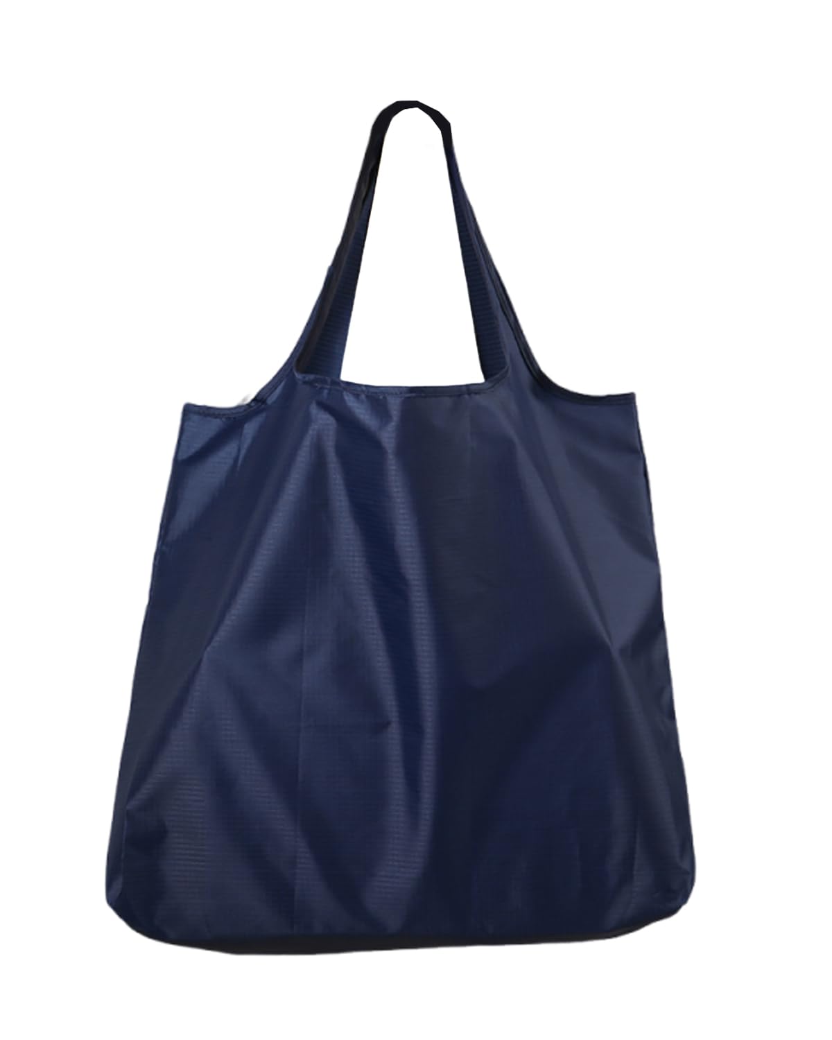 [YFFSFDC] エコバッグ 買い物バッグ 折りたたみ 大容量 収納簡単 軽量 コンパクト 防水素材 コンビニバッグ ショッピングバッグ 洗濯可能 繰り返し使える 携帯便利 大袋（ダークブルー）