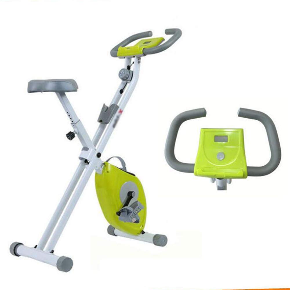 AYCDL Home Exercise Bike,Foldable Bicycling Bicycle Fitness Bike and Ab Trainer Home Mute Indoor Fitness Equipment Ideal Cardio Training