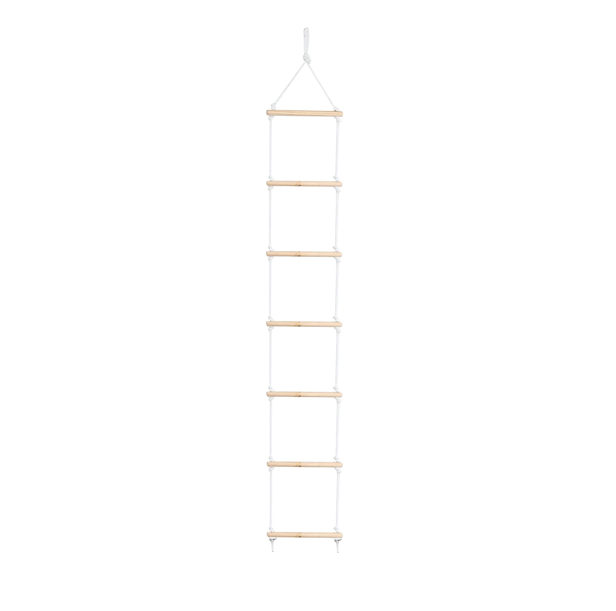 BOFFLE Rope Climbing Ladder Indoor/Outdoor for Kids - Ninja Ladder, Kid Ladder for 4 to 10 Years (White) (B0B4CWL2XP) Amazon Price History, Amazon Price Tracker