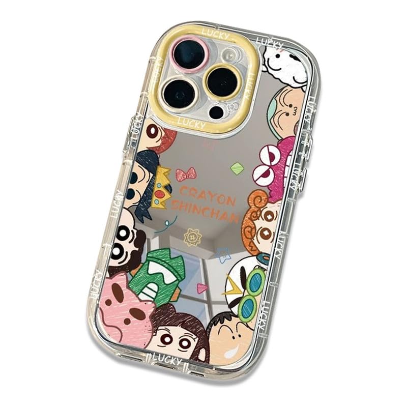 Amazon.co.jp: iphone 13 pro max 用 ケース クレヨンしんちゃん 鏡