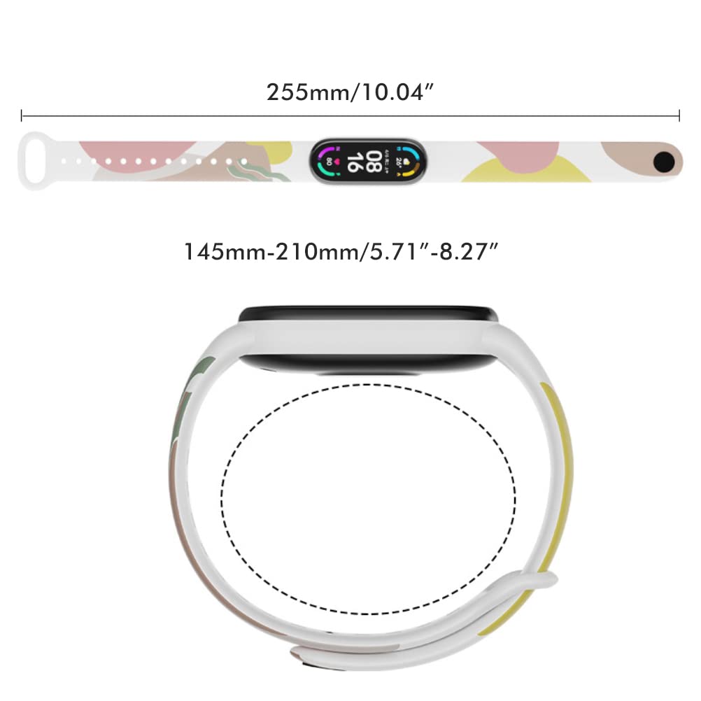 Rvtkak Colorful Straps,Compatible for Xiaomi Mi Bands 3/4/5/6,Soft TPU Wrist Strap,Replacement Wristbands - Image 3