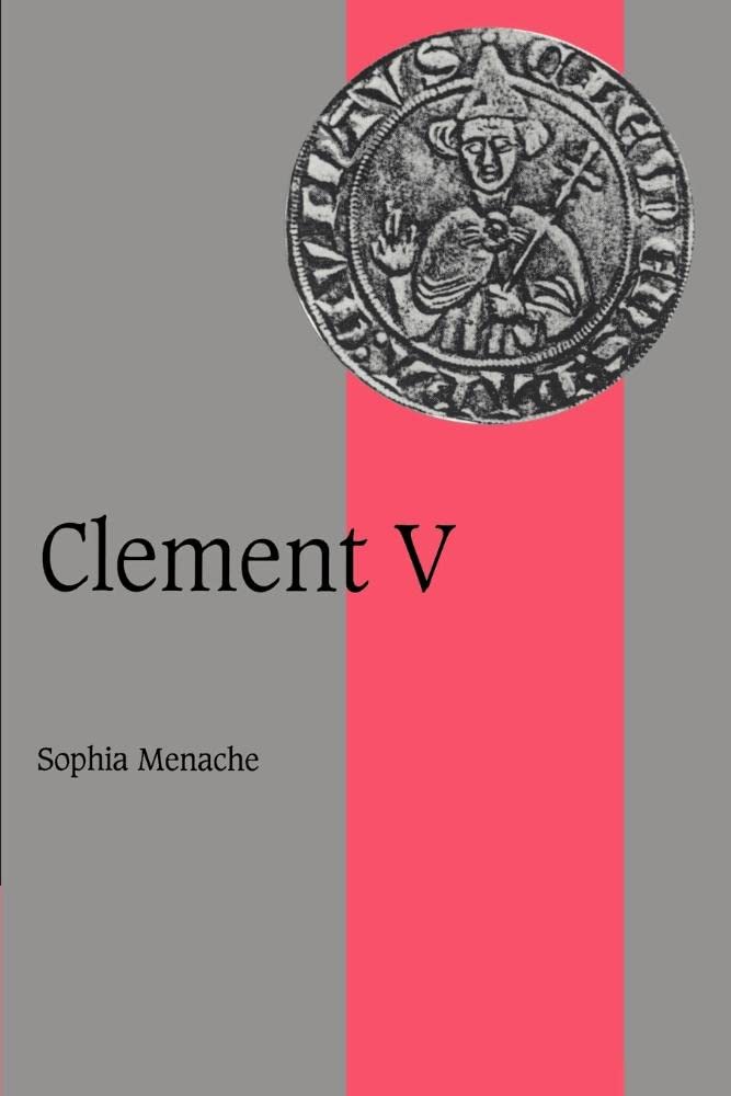 Clement V by Sophia Menache - 9780521521987