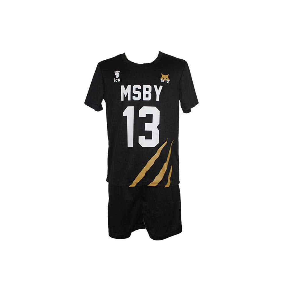 Tuboshu Cosplay Costume Haikyuu MSBY Black Jackals Karasuno High M-i-ya Atsumu Hinata Shouyo Volleyball Uniforms Anime Sportswear Jerseys