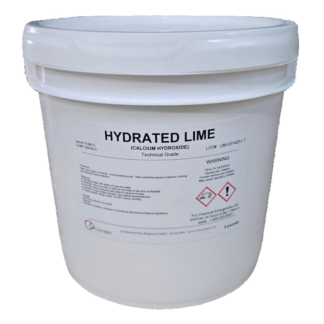 Hydrated Lime (Technical Grade) (5 pounds)