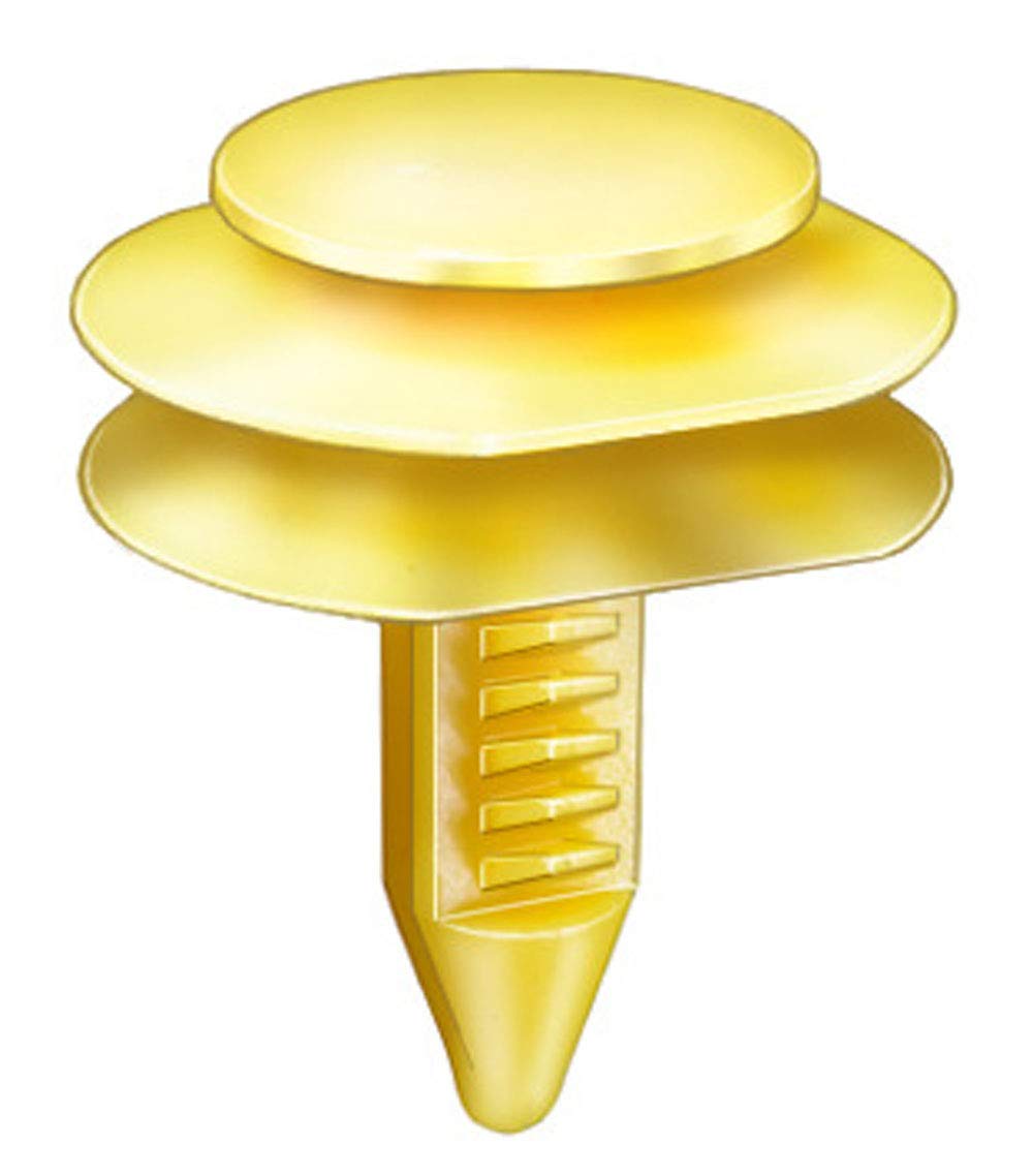 Amazon.com: 50 Door Trim Panel Clips Yellow Nylon For GM 20734005