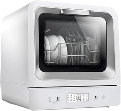 Dishwashers- Countertop Dishwasher Fully Automatic Household Small Desktop Installation-Free On-Stop Smart Dishwasher Perfect for Home, Apartments & Rvs