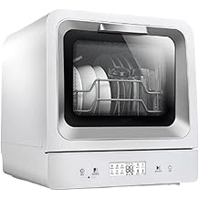 Dishwashers- Countertop Dishwasher Fully Automatic Household Small Desktop Installation-Free On-Stop Smart Dishwasher Perfect for Home, Apartments & Rvs