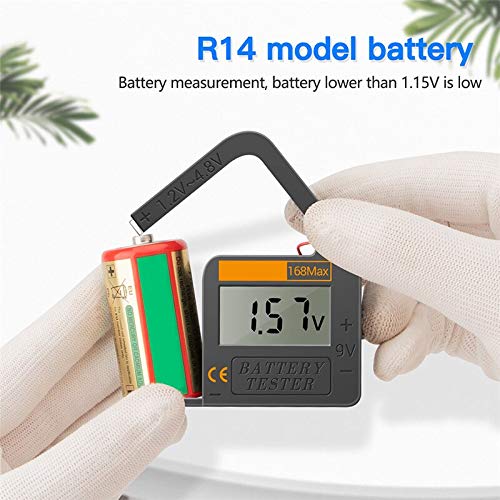 Probador de pilas para AA/AAA/9V/1.5V/C/D miniatura 2