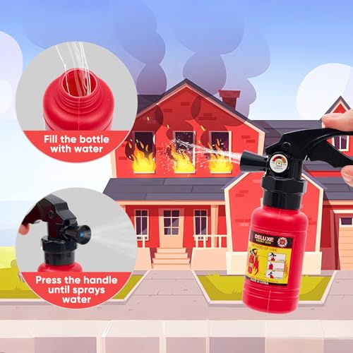 Disfraz de Bombero para Niños con Herramientas y Tienda miniatura 4