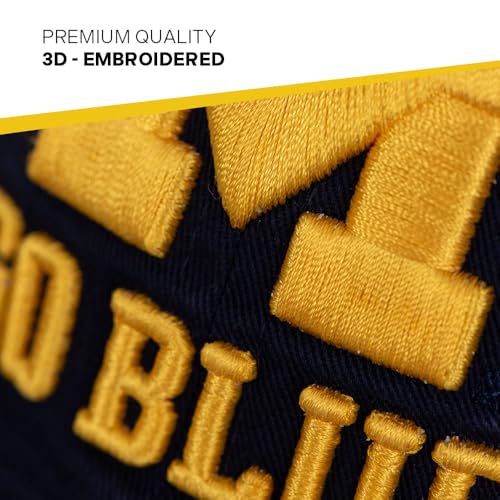 Gorra de béisbol University of Michigan ajustable azul miniatura 3