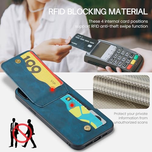 Étui portefeuille iPhone 13 Pro Max anti RFID protégeant l'écran et vos données bancaires - 5