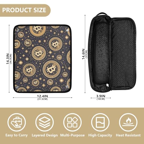 Bolso de viaje para herramientas de cabello resistente al calor miniatura 4