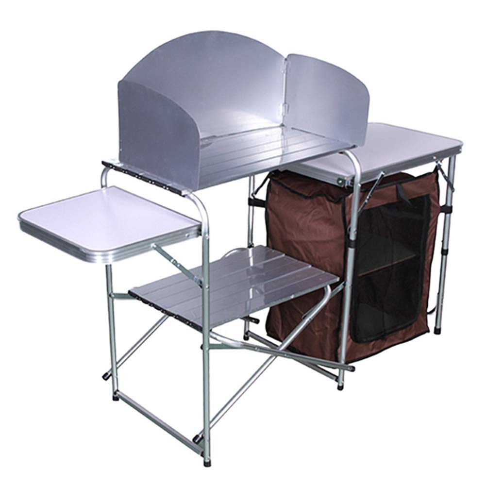 Table pliante en alliage d'aluminium de camping et fournitures de plein air