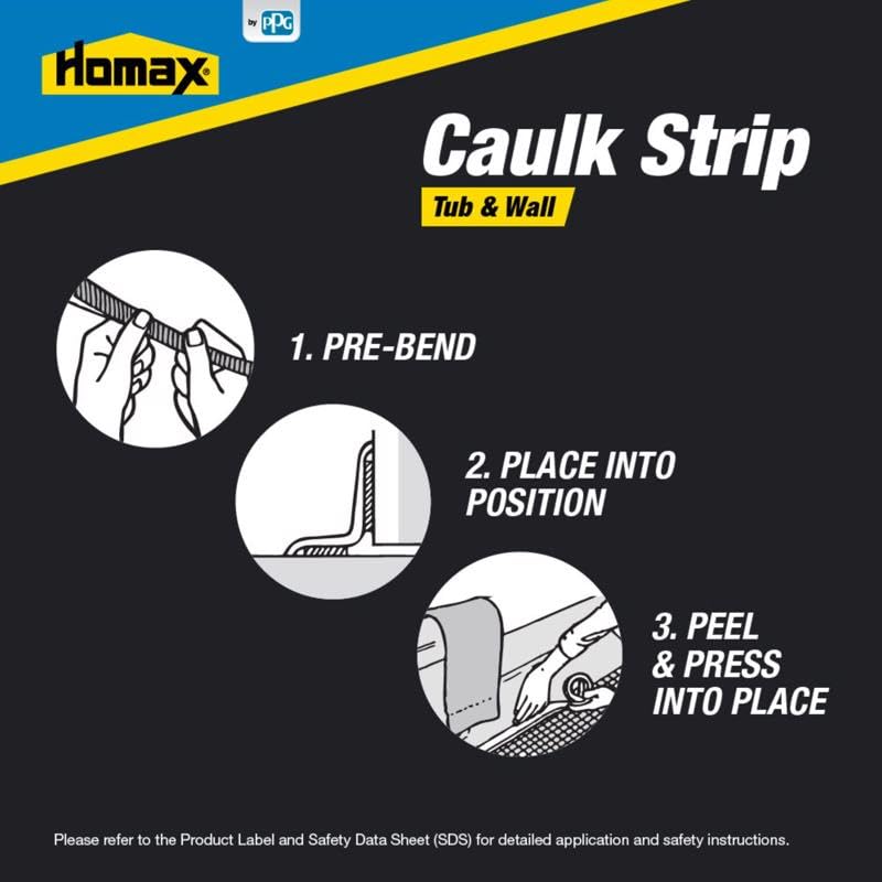 CAULK STRP WHT 7/8