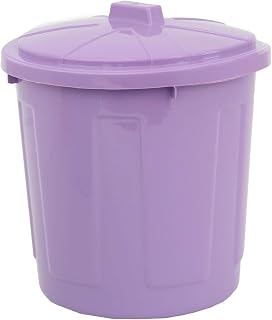 Guaranteed4Less Plastic 5L Jolly Bin Waste Lid Dustbin Rubbish Recycle Kitchen Bathroom Bedroom (Lilac)