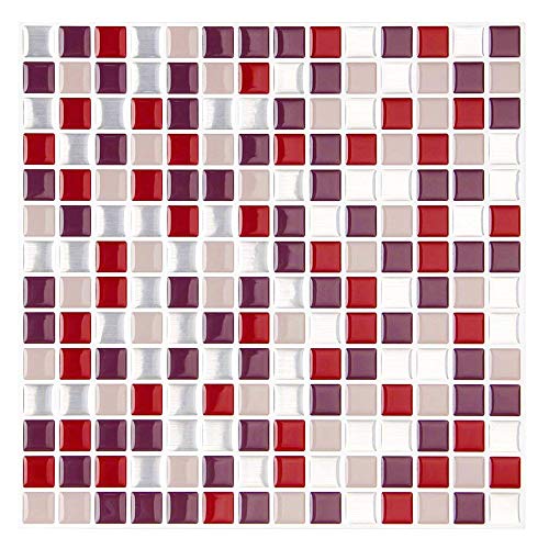 STICKGOO Pegatinas de azulejos autoadhesivos 3D, Decorativos Adhesivos para Azulejos Pegatina de...
