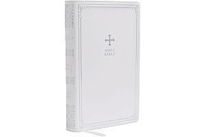 NRSV Catholic Edition Gift Bible, White Leathersoft