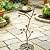 HOUYANG Diam 11.4" W x 31" H Cast Iron Pedestal Bird Bath, Bird Baths for Outdoors,Vintage Metal Bird Bath Garden Yard Decoration