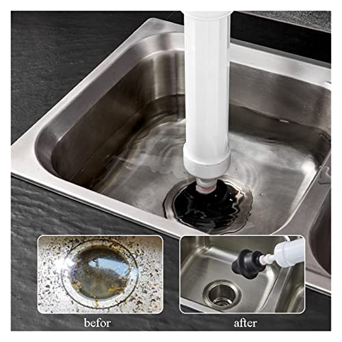 Toiletplunjer Toilet Plungers Hogedrukpomp Krachtige Air Blaster Dubbeling Dagkundige Luchtvloer Afvoer Blaster Air Power Train Blaster Plunjer - Afbeelding 5