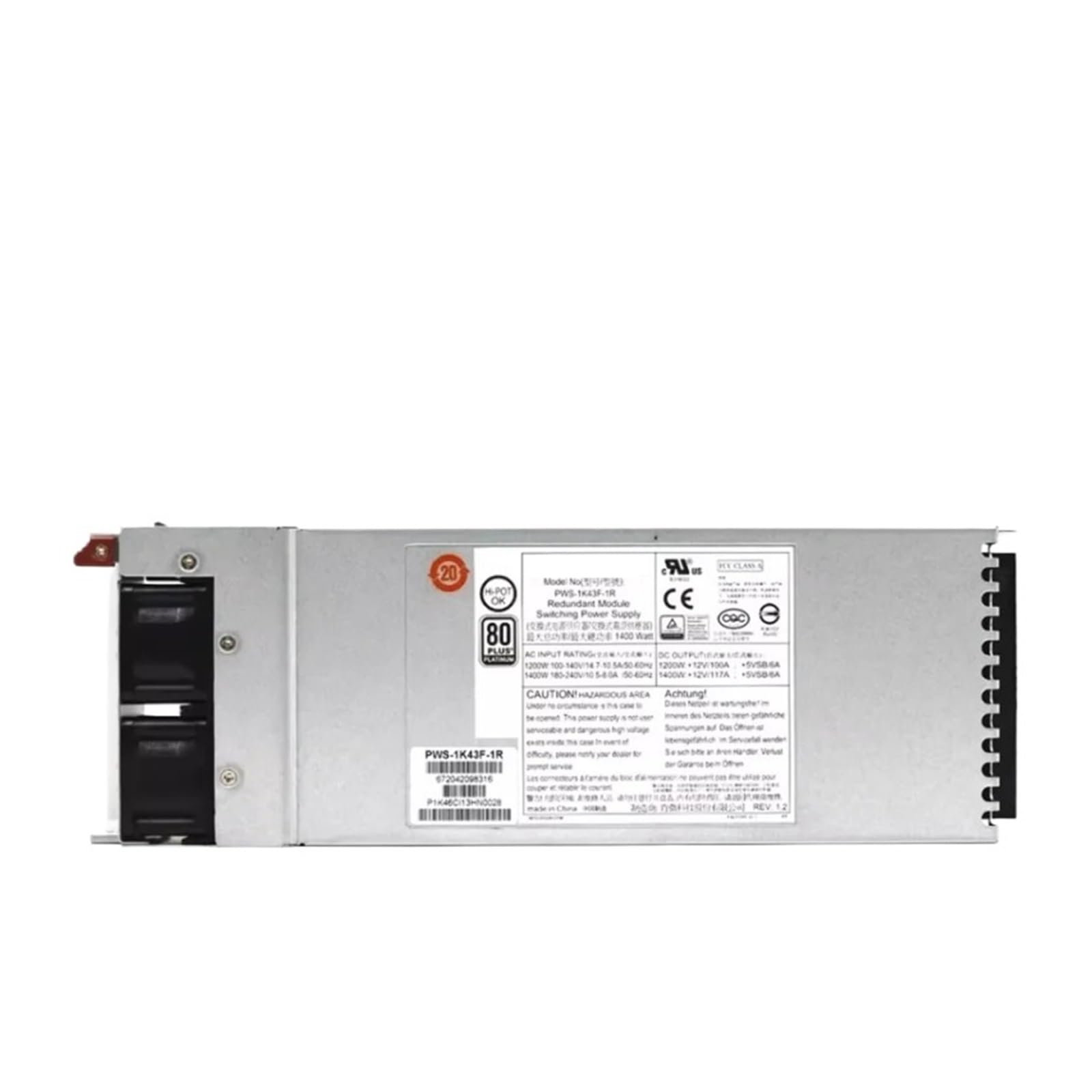BALYDLUL 1pcs Power Supply SC748 1400W PWS-1K43F-1R