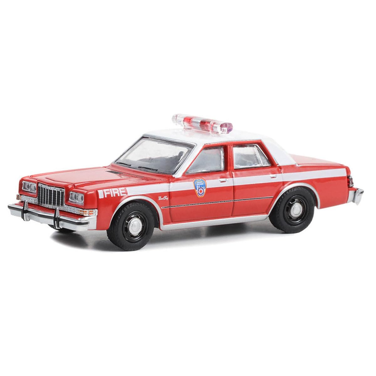 Amazon.com: Greenlight Collectibles 1/64 1985 Plymouth Gran Fury, FDNY ...
