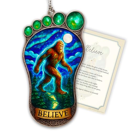 Image of Funny Christmas Ornaments - Bigfoot Gifts - Big Foot Sasquatch Gift - Sasquatch Gifts - Bigfoot Ornament - Christmas Ornaments 2026 - White Elephant Gift - Xmas Tree Funny Decoration