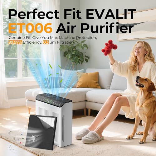 Image of Air Purifier Replacement Filter for ET066, Original Version, 1 Pack